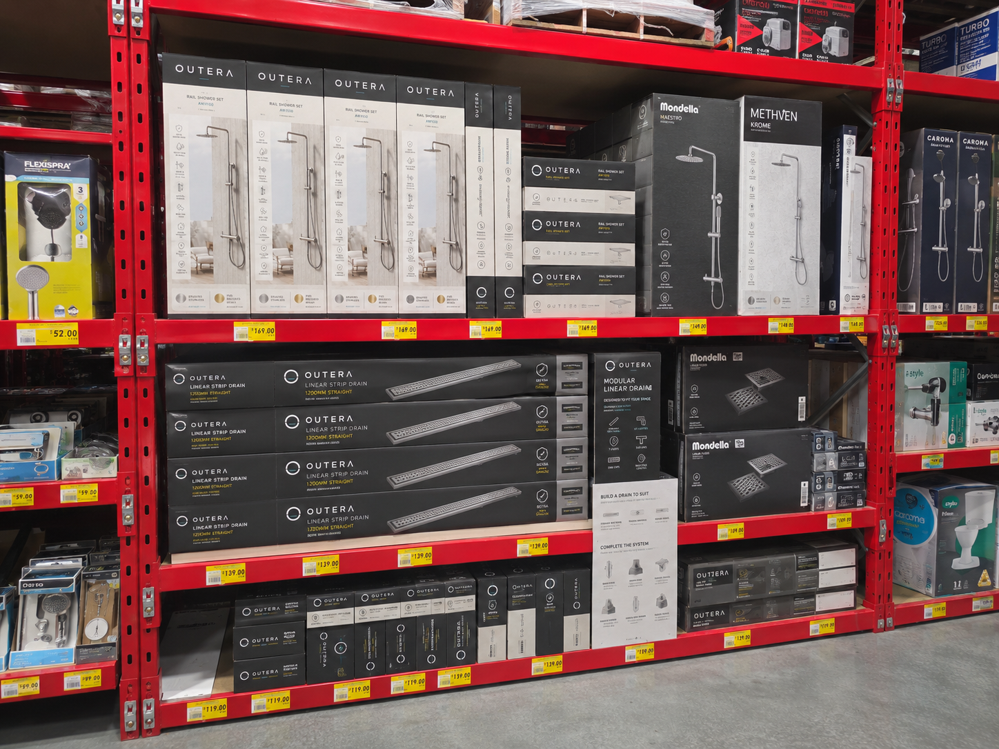 Retail shelf mockup